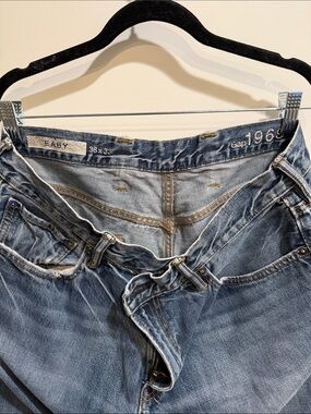 GAP Easy 36x32 Light Blue Straight Leg Jeans